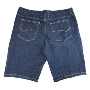 Vintage Anchor Blue Baggy Jean Shorts Mens Size 42 90s Jeans Streetwear
